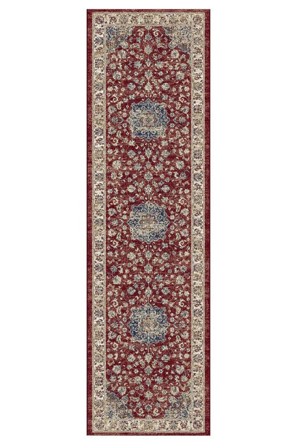 Dynamic Rugs Ancient Garden 57559 Red Ivory Traditional Machine - Made Rug - Rugs - Dynamic Rugs - Atlanta Designer Rugs