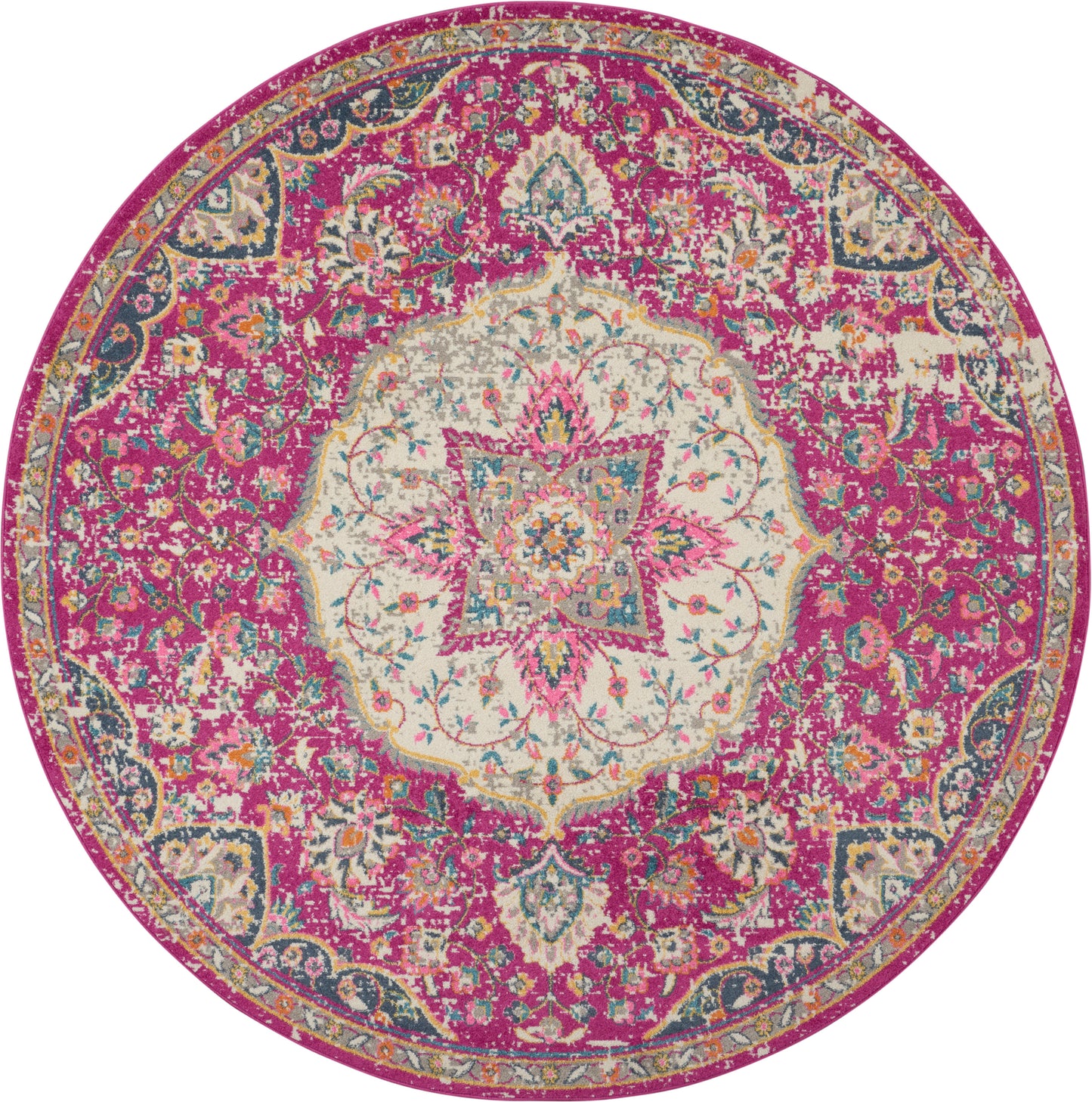 Nourison Home Passion PSN22 Pink Transitional Power-Loomed Rugs