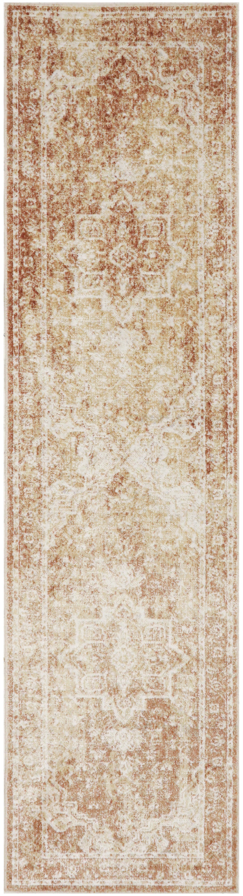 Nourison Home Astra Machine Washable ASW12 Rust Traditional Power-Loomed Rug