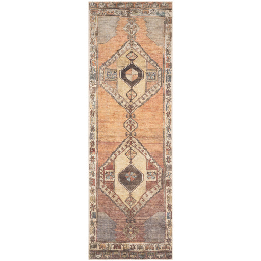 Surya Antiquity AUY-2303 Dark Brown Traditional Machinemade Rug