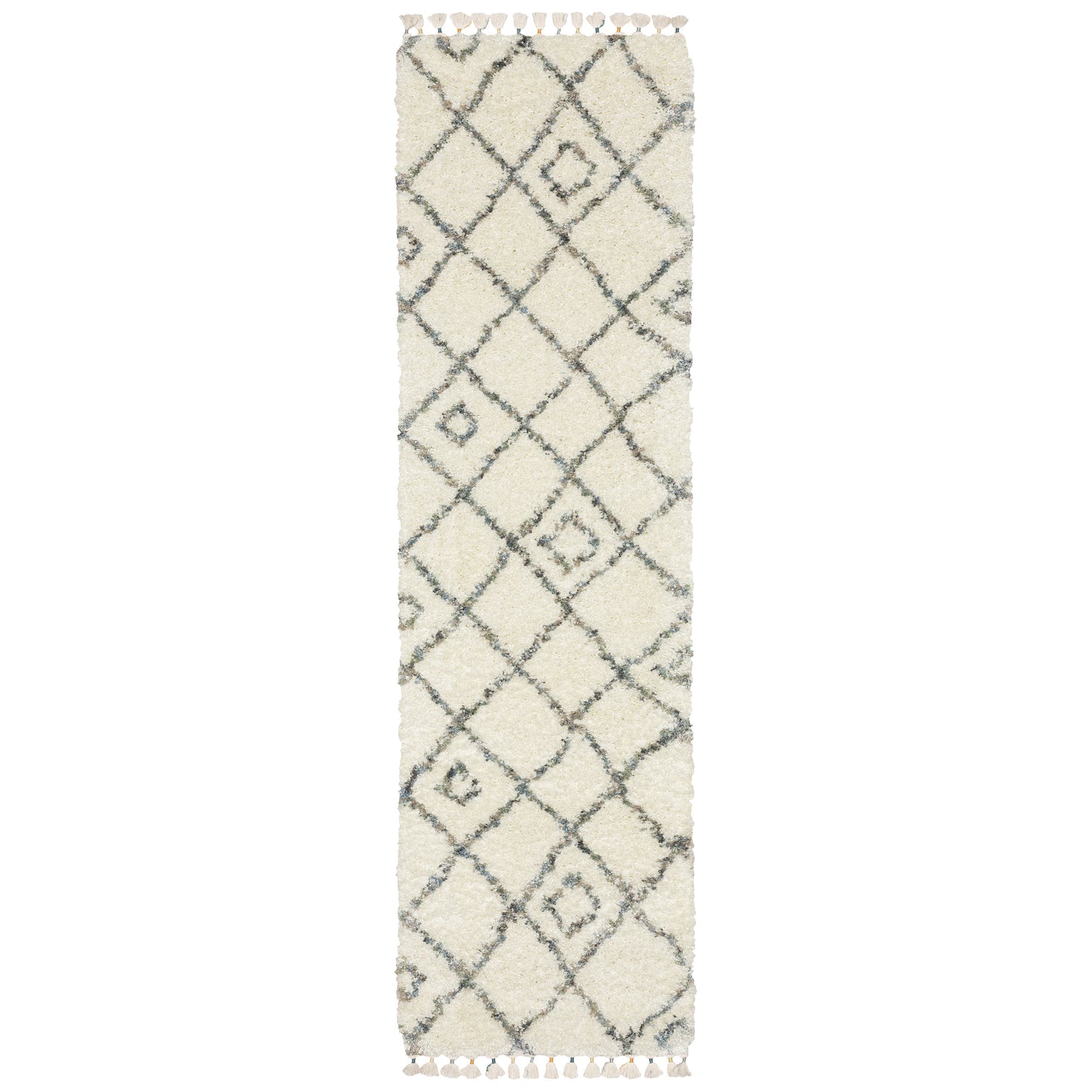 Oriental Weavers Axis AX03A Ivory Casual Power-Loomed Rug