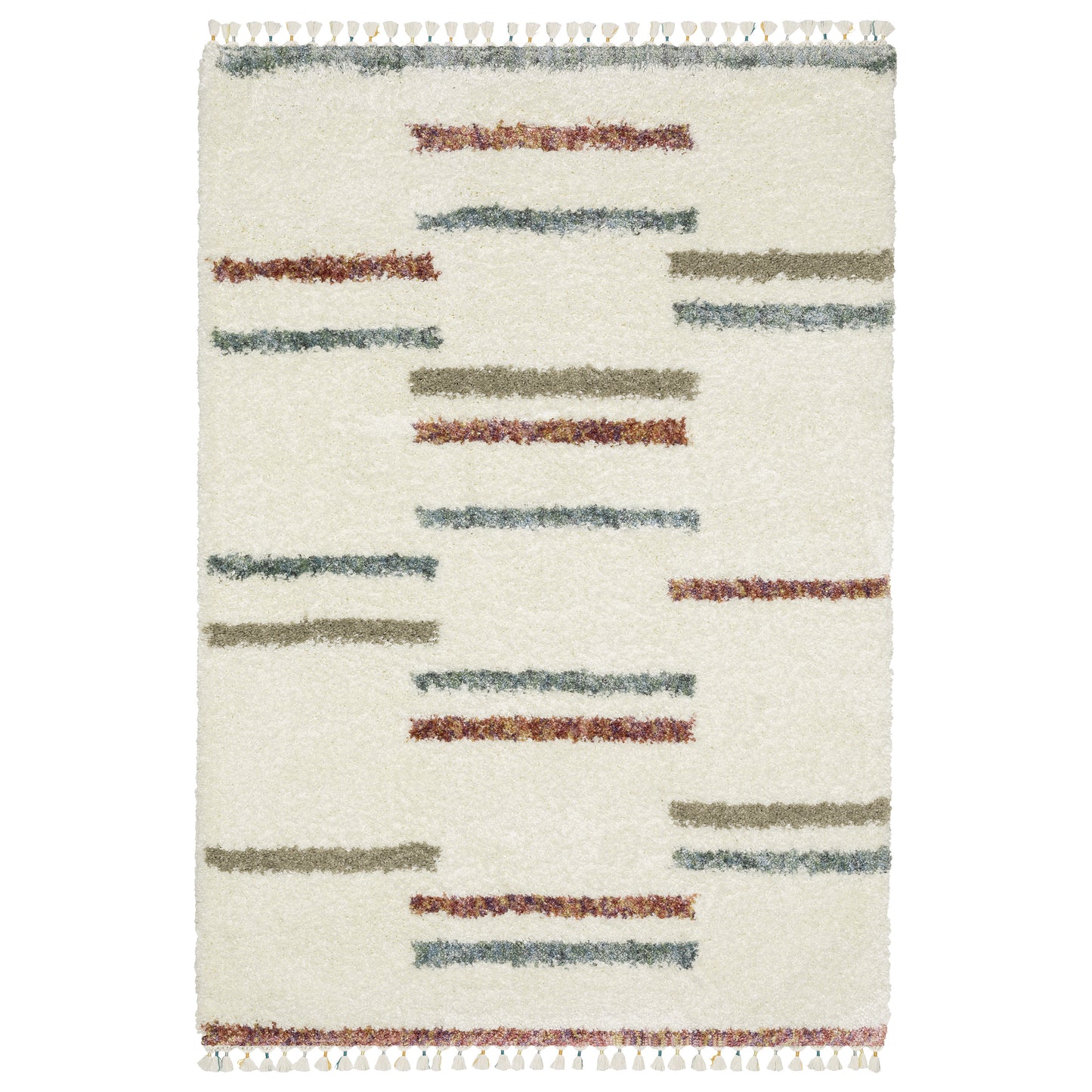 Oriental Weavers Axis AX04A Ivory Casual Power-Loomed Rug