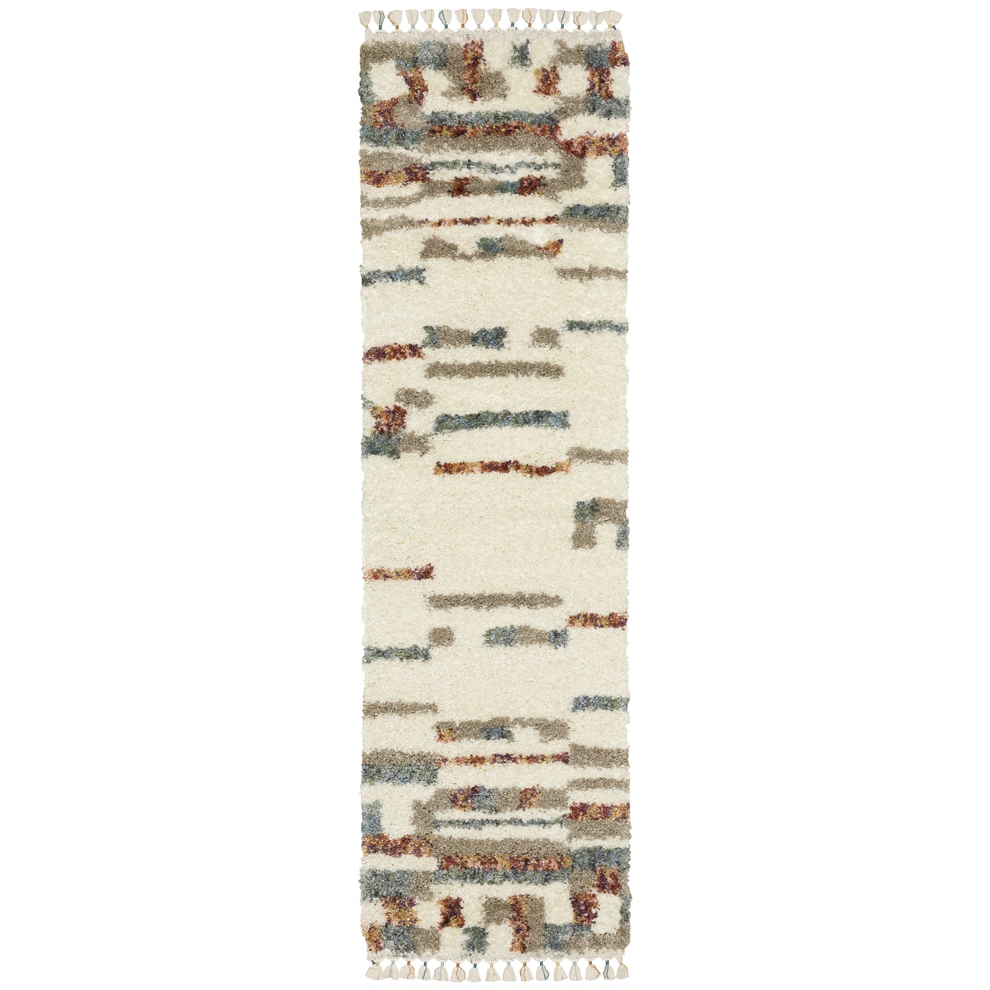 Oriental Weavers Axis AX06A Ivory Casual Power-Loomed Rug