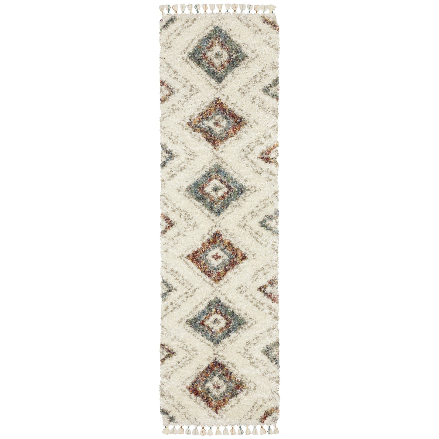 Oriental Weavers Axis AX07A Ivory Casual Power-Loomed Rug