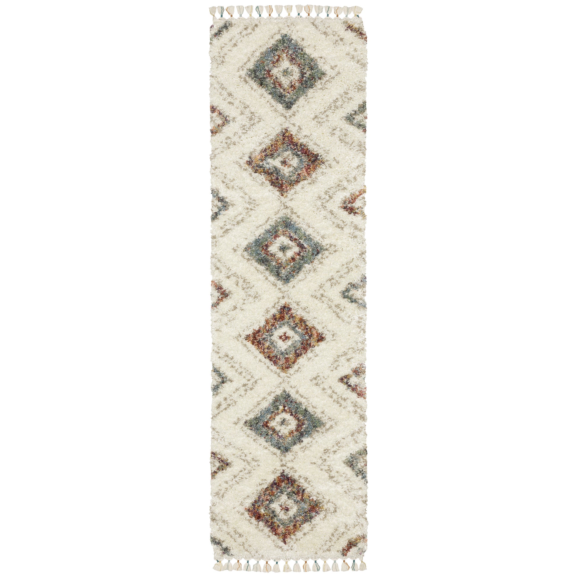 Oriental Weavers Axis AX07A Ivory Casual Power-Loomed Rug