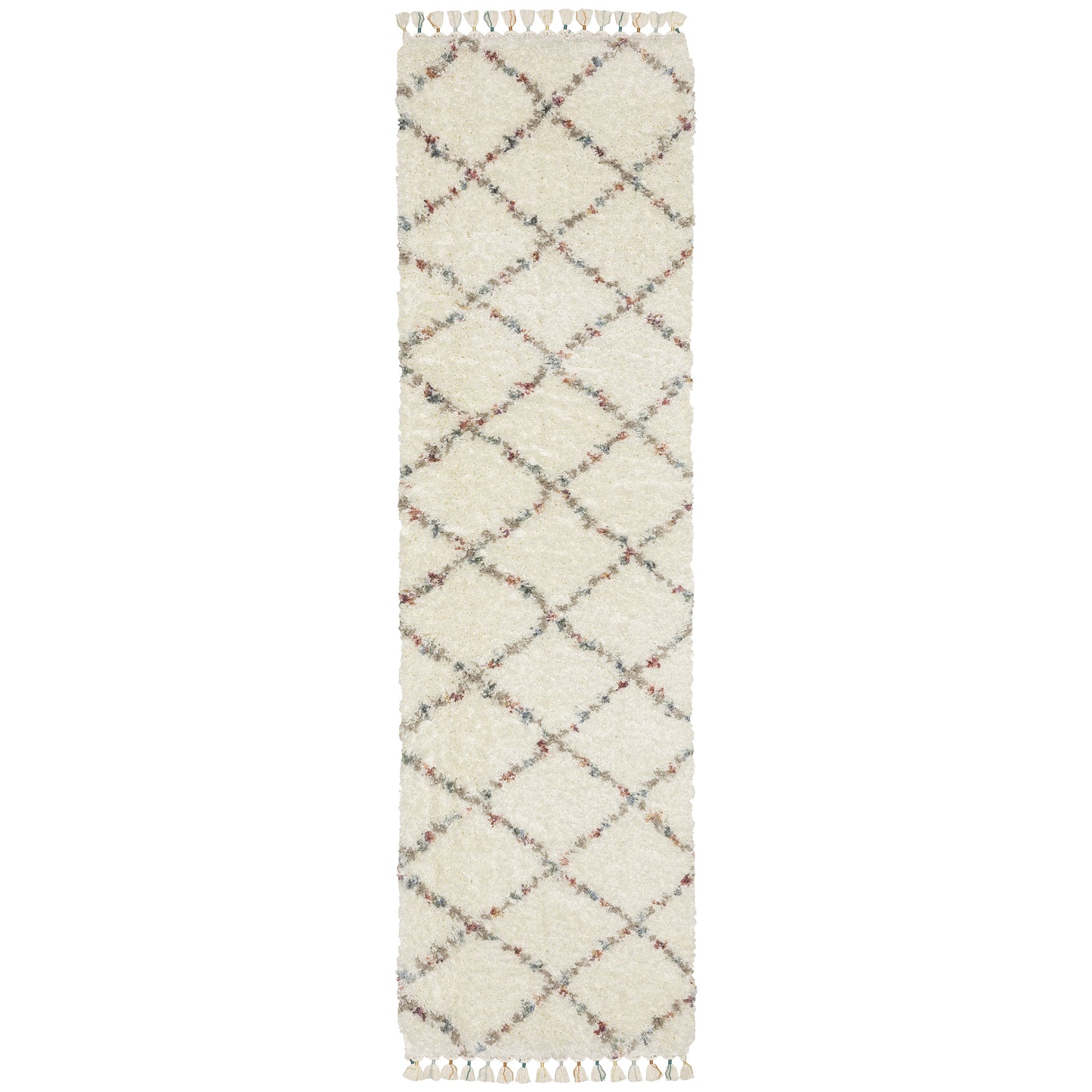 Oriental Weavers Axis AX08A Ivory Casual Power-Loomed Rug