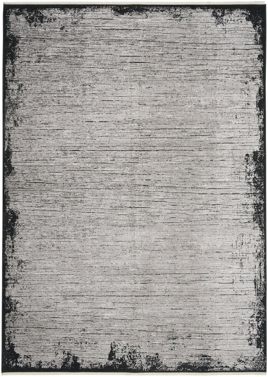 Calvin Klein Balian CK51 Grey Black Contemporary Woven Rug - Rugs - Calvin Klein - Atlanta Designer Rugs