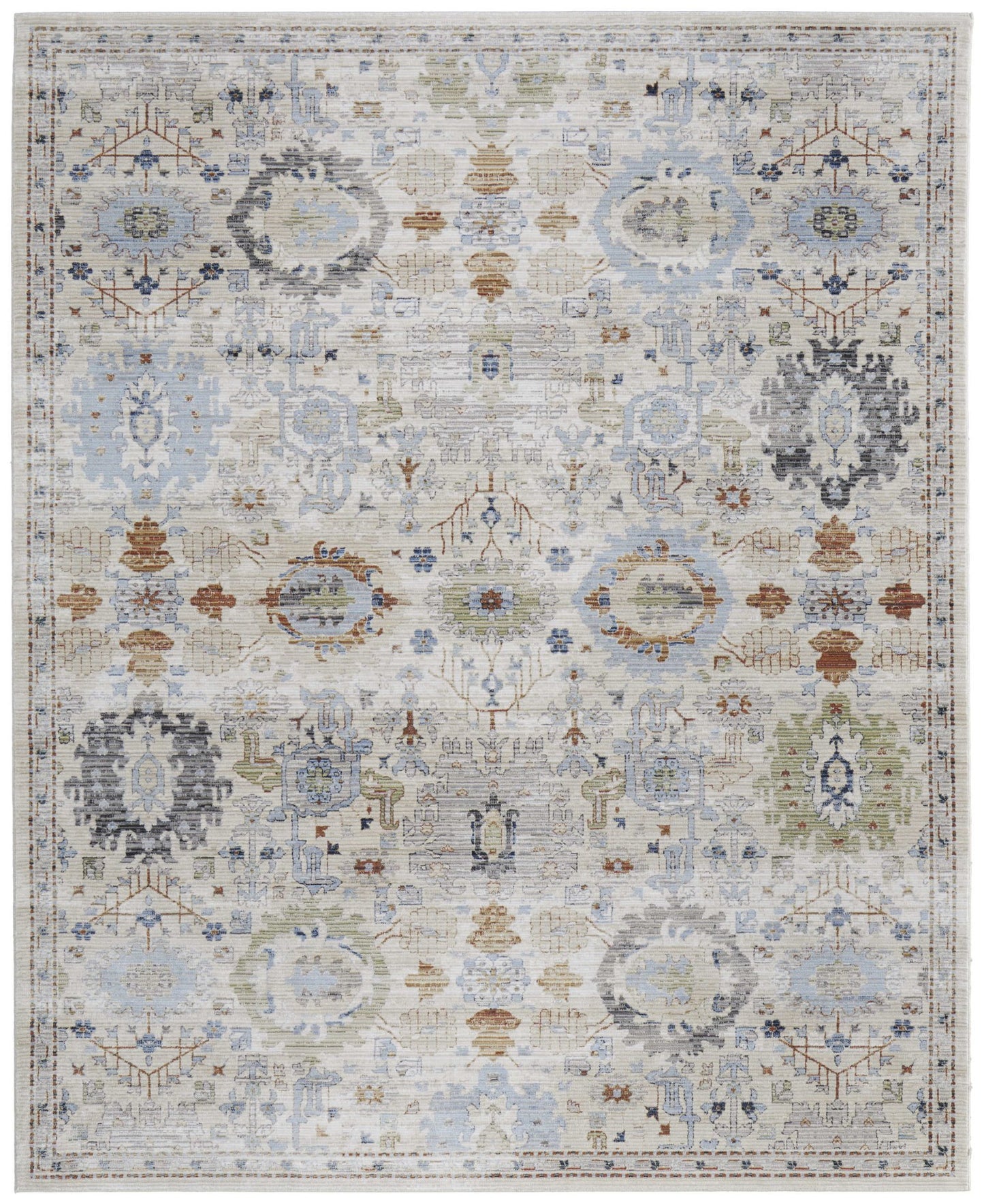 Feizy Melrose 39P5F Beige Multi Traditional/Persian/Classic Machinemade Rug - Rugs - Feizy - Atlanta Designer Rugs