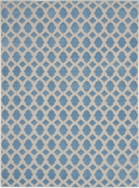 Inspire Me! Home Décor Joli IMHR3 Blue Grey Contemporary Machinemade Rug - Rugs - Inspire Me! Home Décor - Atlanta Designer Rugs