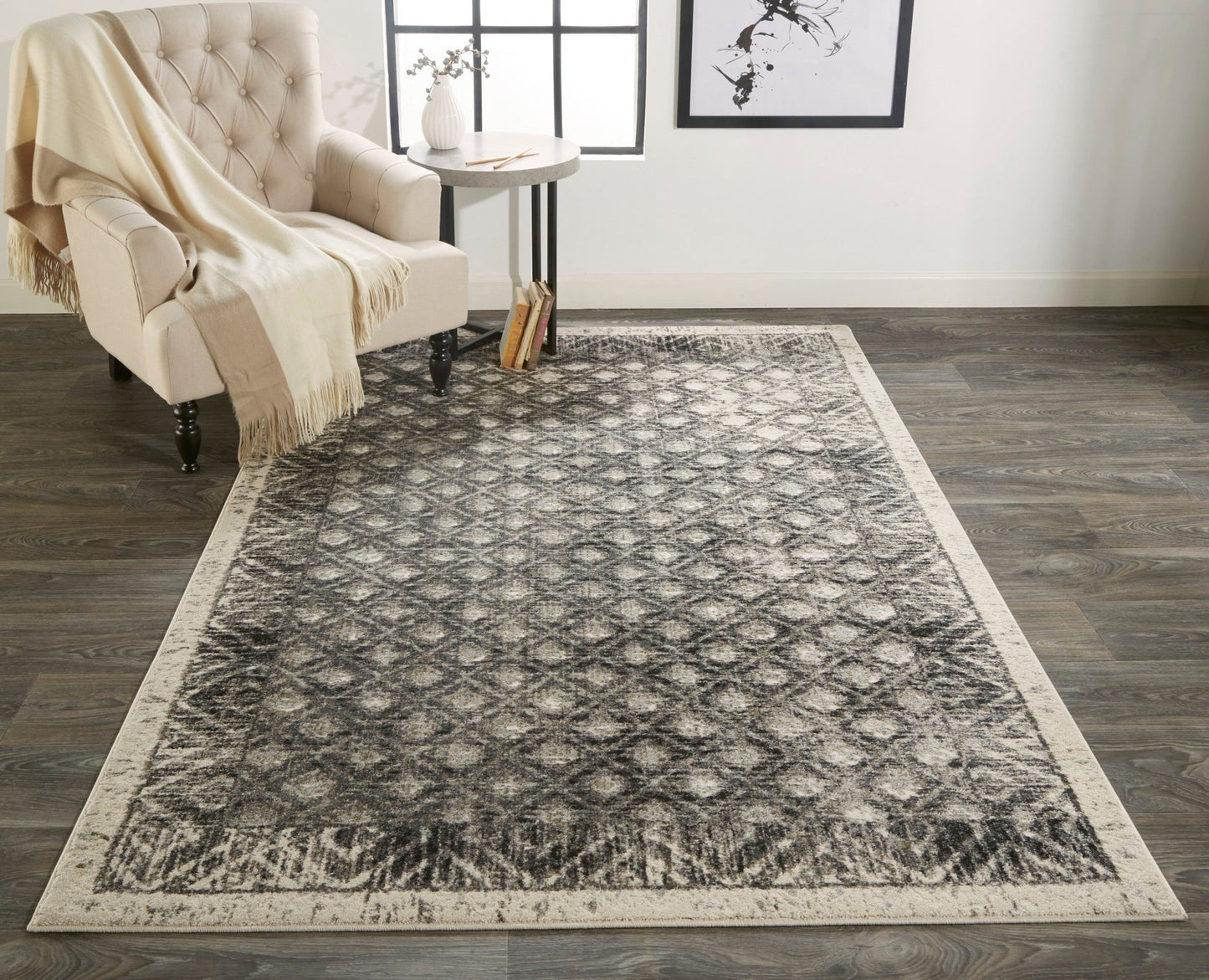 Feizy Kano 3875F Gray Charcoal Transitional/Casual/Bohemian & Rug - Rugs - Feizy - Atlanta Designer Rugs