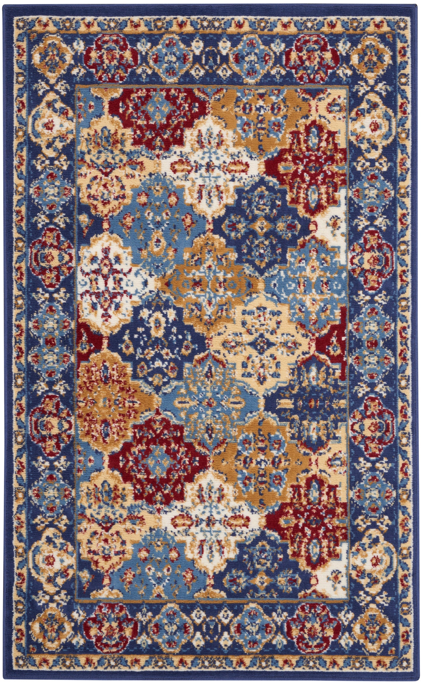 Nourison Home Grafix GRF31 Multicolor Traditional Power-Loomed Rug