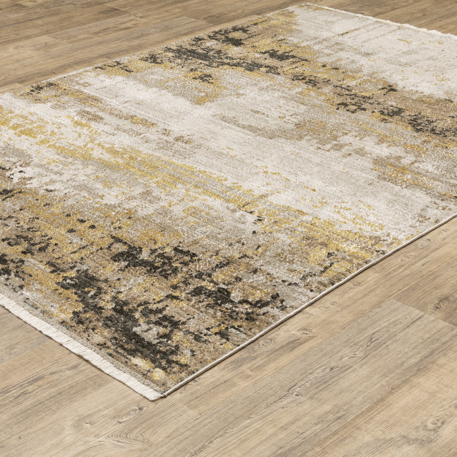 Oriental Weavers Bauer 2061X Gold Contemporary Power-Loomed Rug