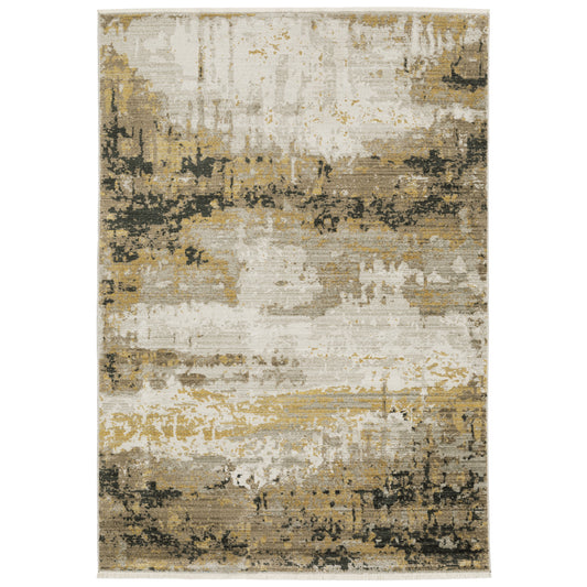 Oriental Weavers Bauer 2061X Gold Contemporary Power-Loomed Rug