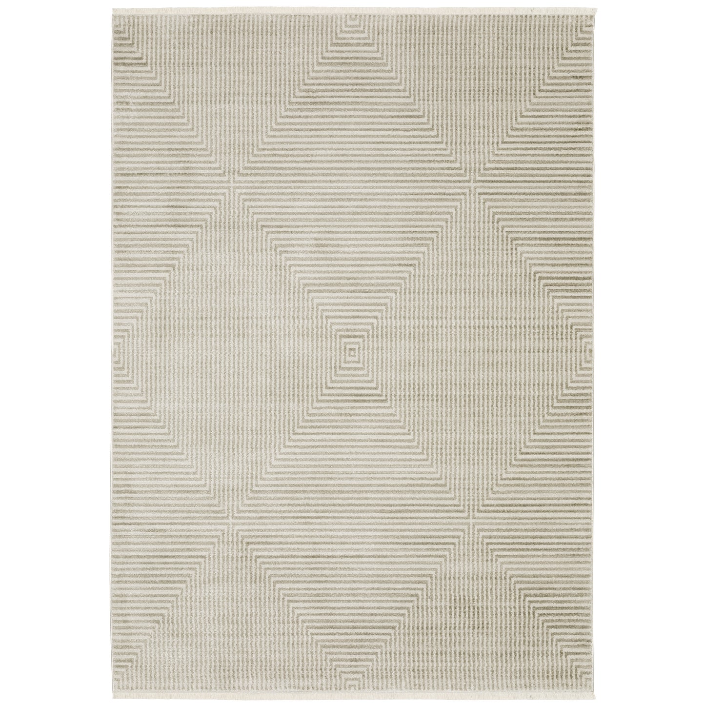 Oriental Weavers Bauer 4150E Beige Casual Power-Loomed Rug