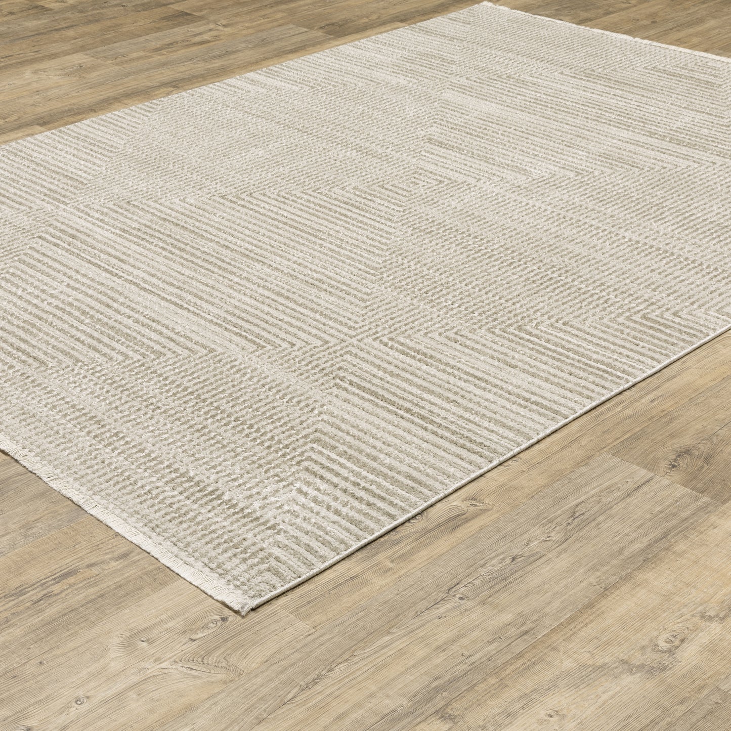 Oriental Weavers Bauer 4150E Beige Casual Power-Loomed Rug