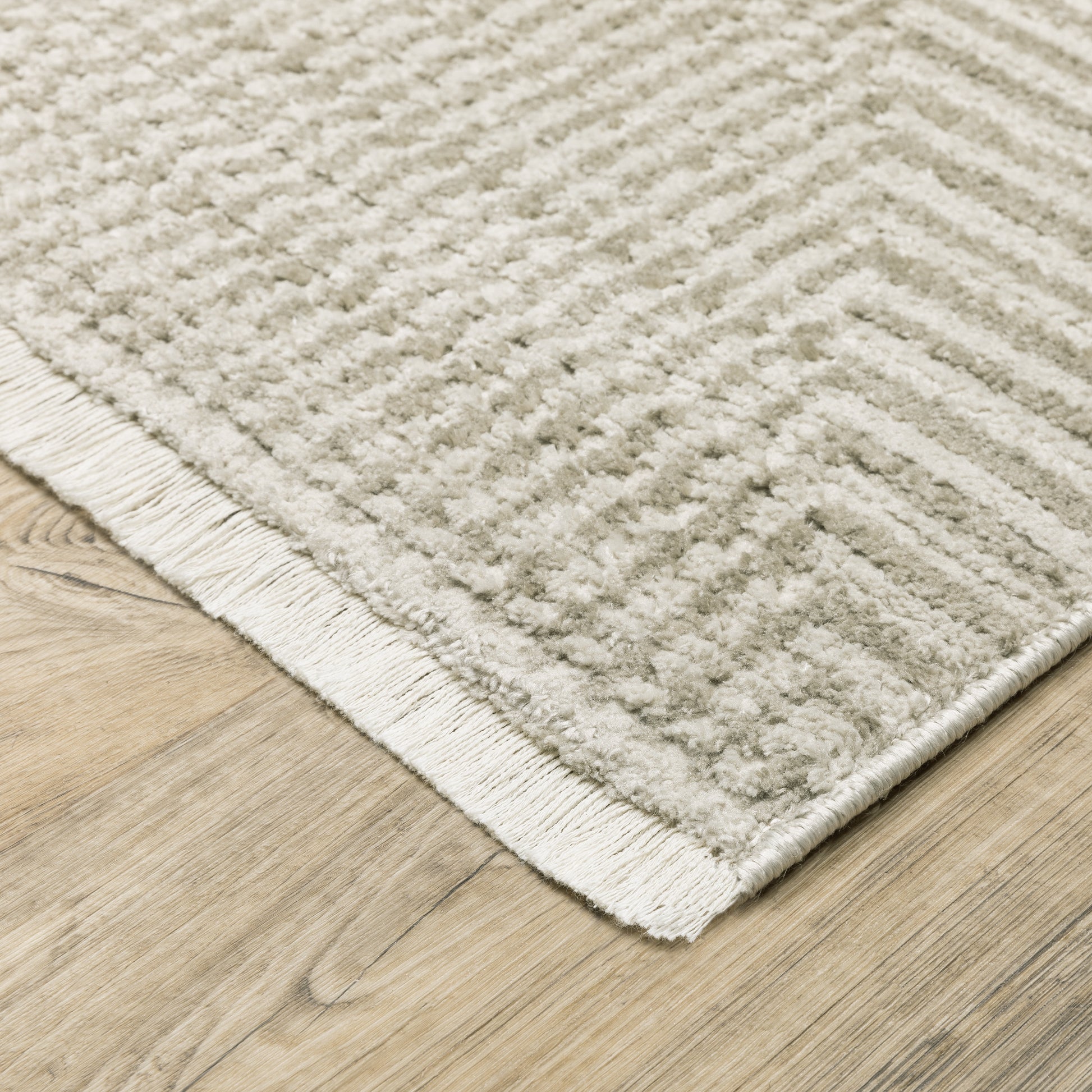 Oriental Weavers Bauer 4150E Beige Casual Power-Loomed Rug