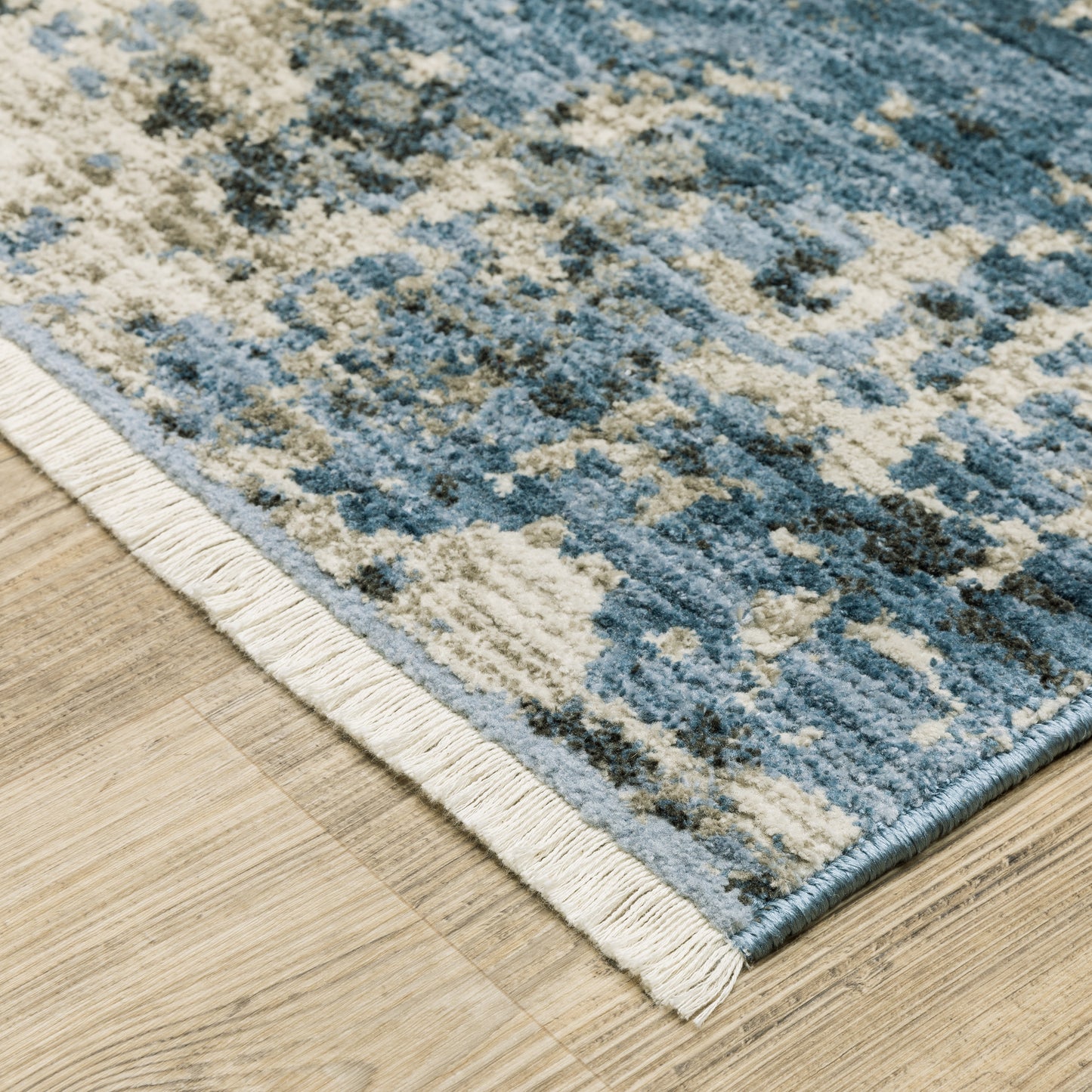 Oriental Weavers Bauer 041L2 Blue Beige Casual Power-Loomed Rug