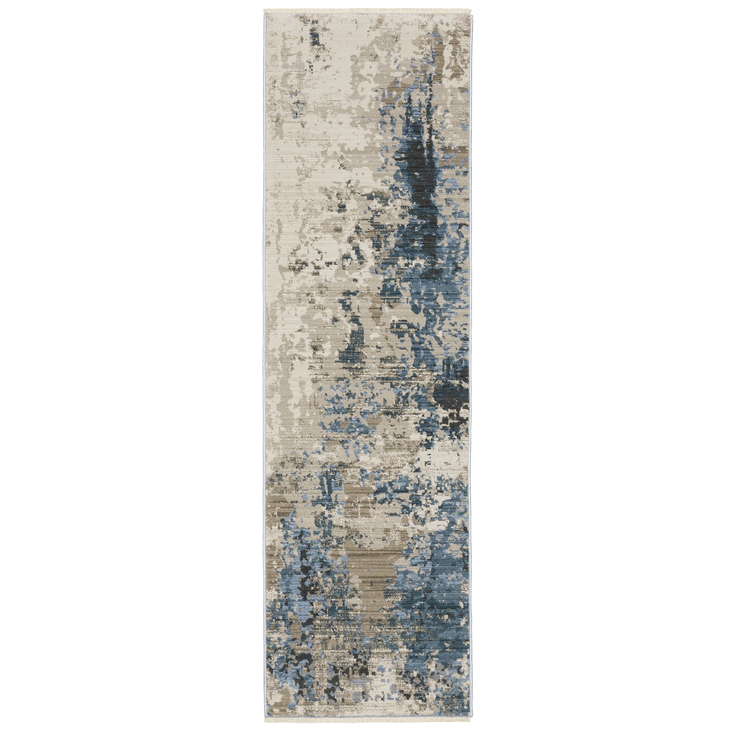 Oriental Weavers Bauer 041L2 Blue Beige Casual Power-Loomed Rug