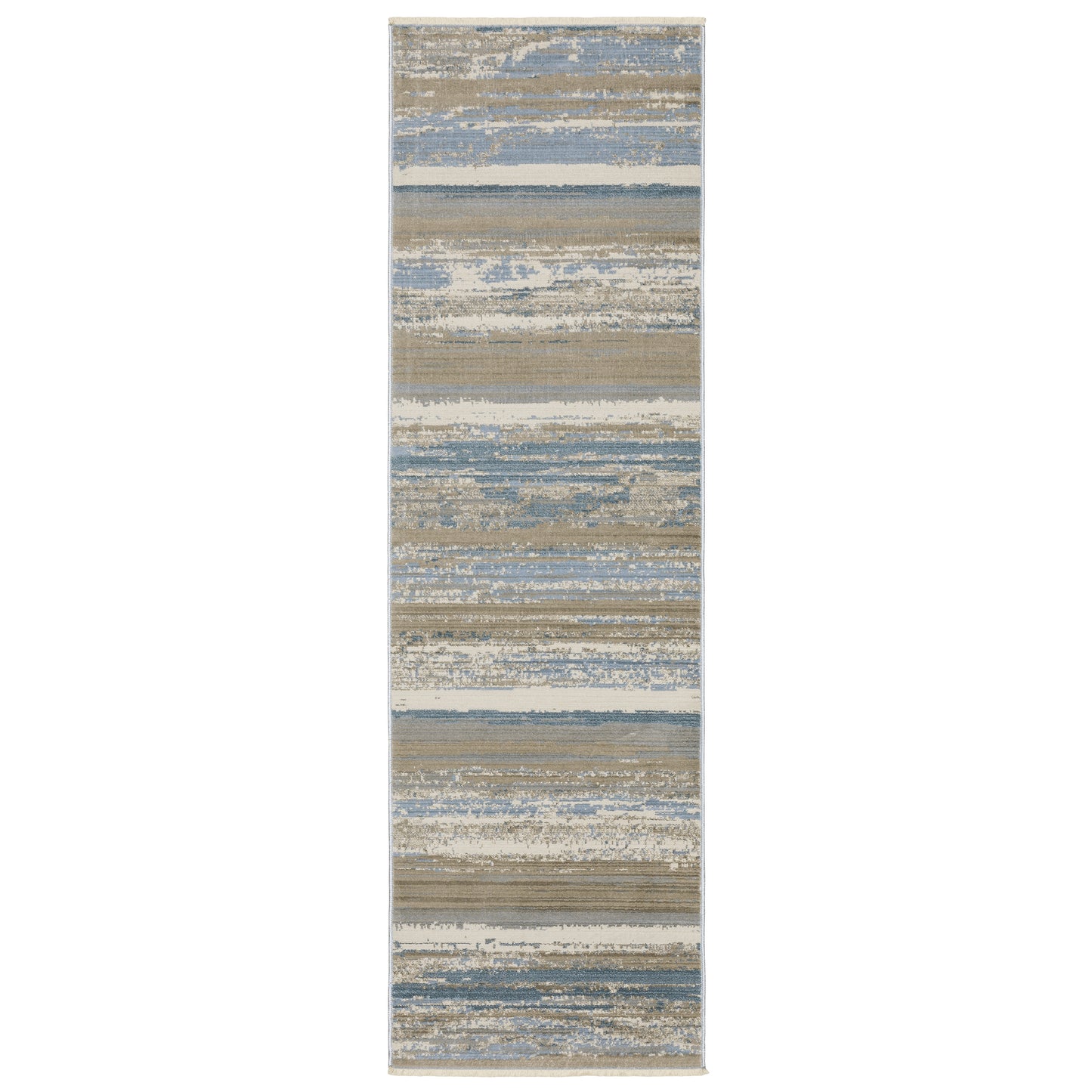 Oriental Weavers Bauer 042L2 Blue Beige Casual Power-Loomed Rug