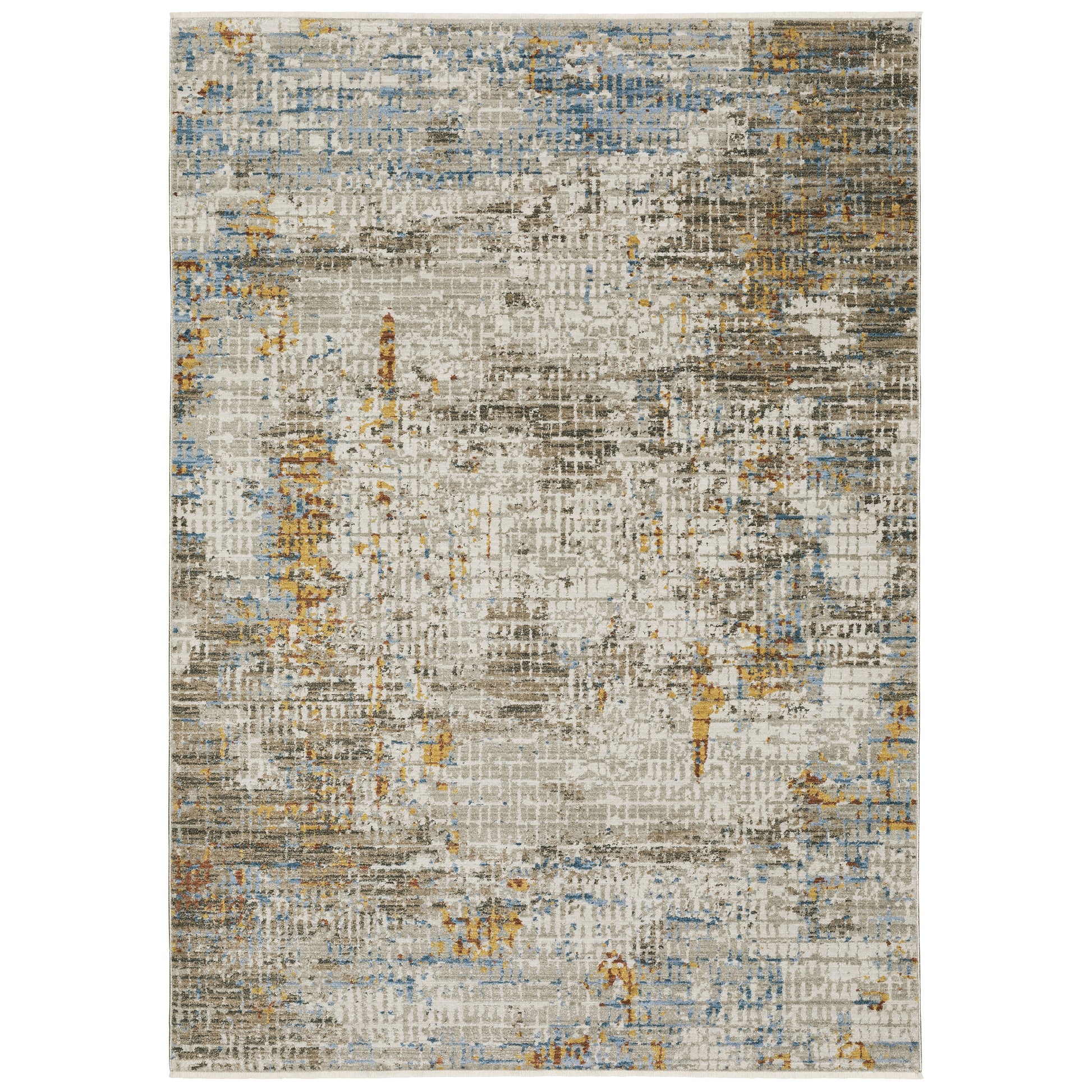 Oriental Weavers Bauer 005E2 Beige Casual Power-Loomed Rug