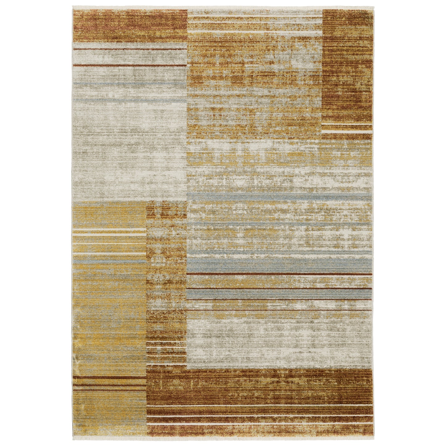 Oriental Weavers Bauer 090R2 Rust Casual Power-Loomed Rug