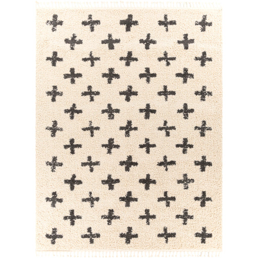 Surya Berber Shag BBE-2310 Charcoal Global Machinemade Rug