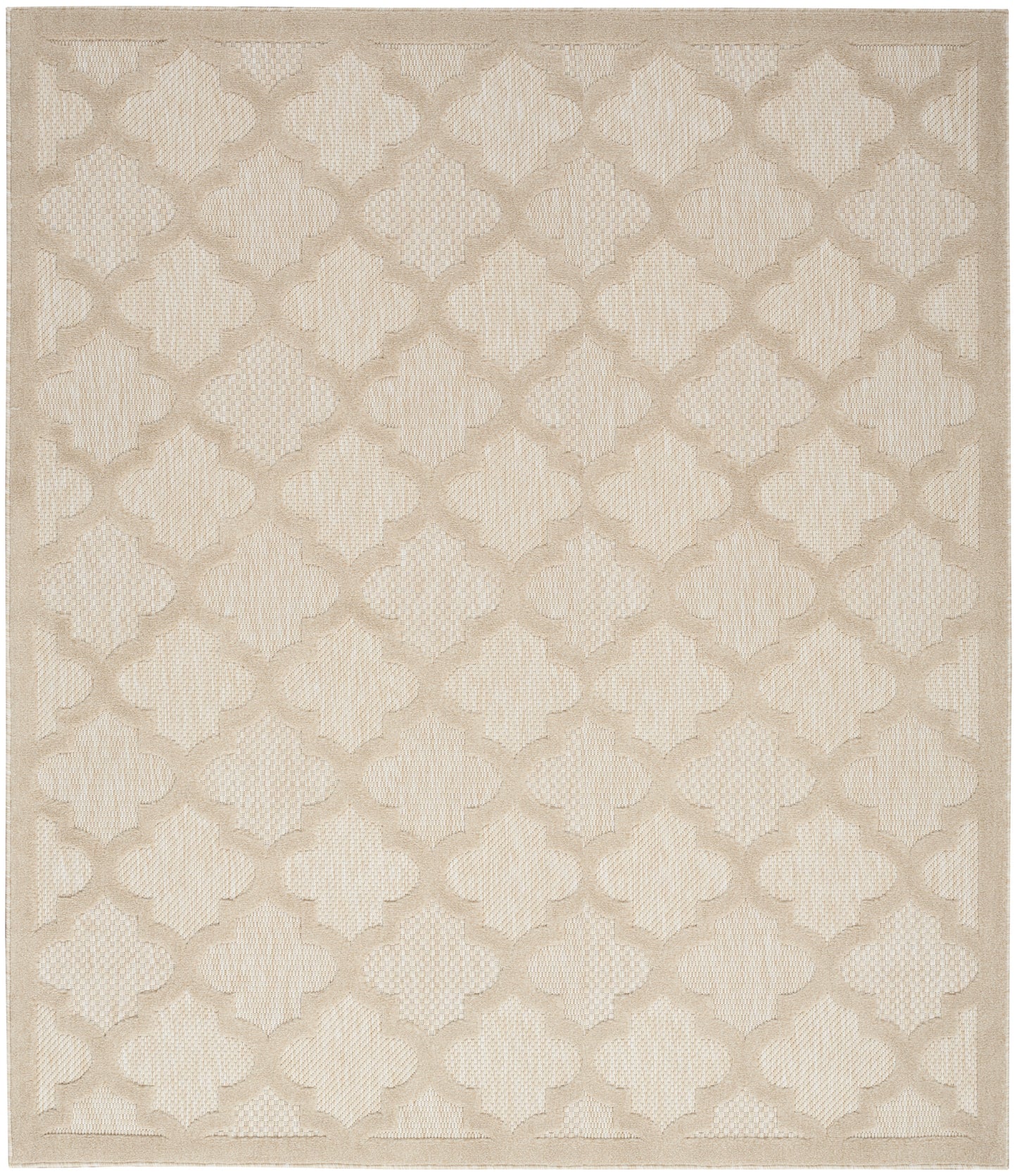 Nourison Home Easy Care NES01 Cream Contemporary Flat Weave Rug