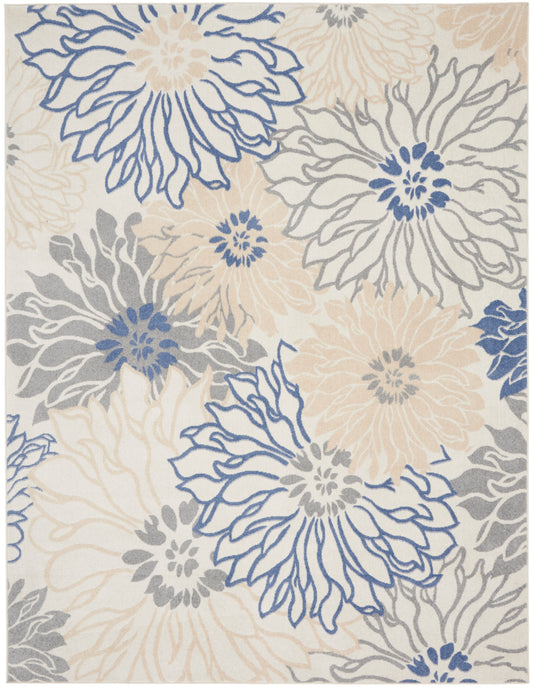 Nourison Home Passion  Ivory Grey Blue  Contemporary