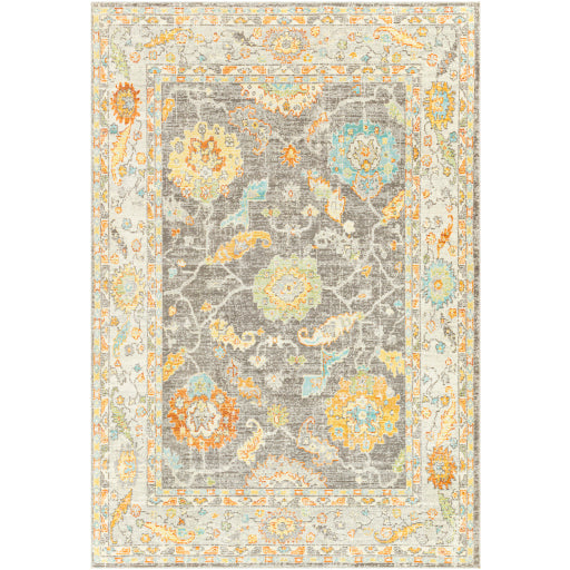 Surya Bodrum BDM-2340 Bright Yellow Traditional Machinemade Rug