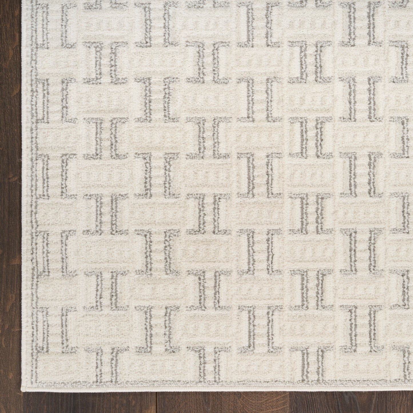 Nourison Home Nordic  Ivory Grey  Contemporary