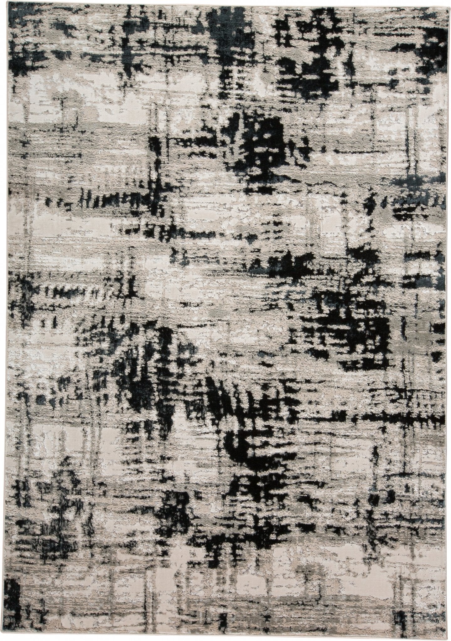 Feizy Micah 3339F Black Modern/Industrial Machine Woven Rug - Rugs - Feizy - Atlanta Designer Rugs