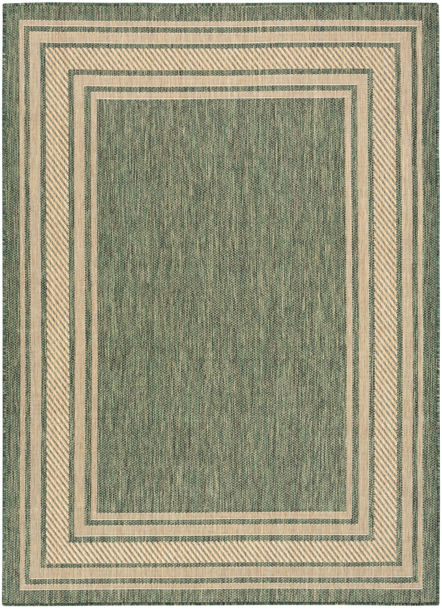 Nourison Home Horizon Indoor/Outdoor HOZ03 Green Contemporary Power-loomed Rug