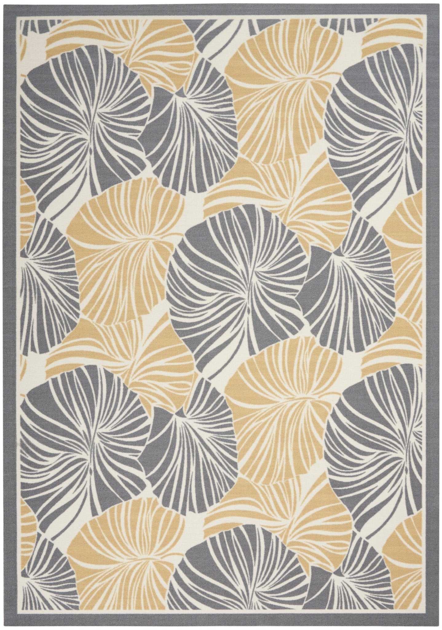 Waverly Sun N Shade SND87 Grey Contemporary Machinemade Rug - Rugs - Waverly - Atlanta Designer Rugs