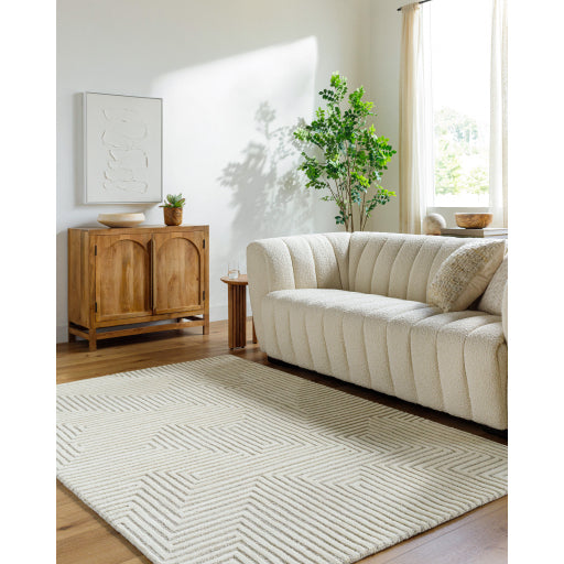 Surya Brook BKO-2320 Cream Modern Tufted Rug