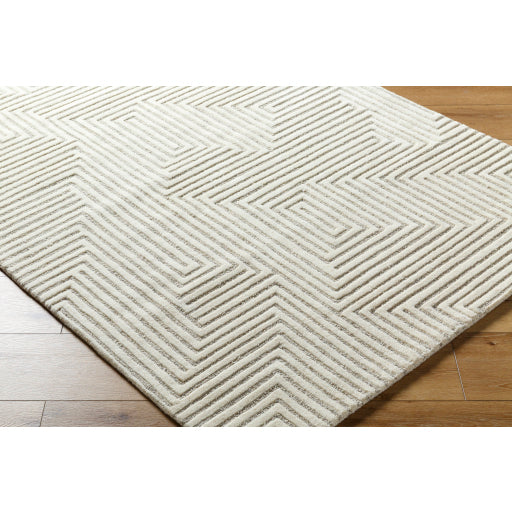 Surya Brook BKO-2320 Cream Modern Tufted Rug