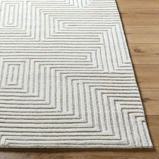 Surya Brook BKO-2320 Cream Modern Tufted Rug