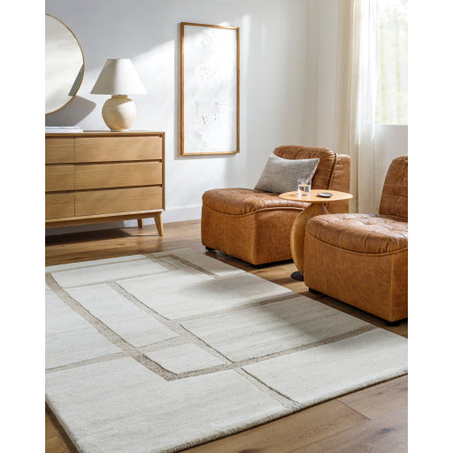 Surya Brook BKO-2327 Ivory Modern Tufted Rug