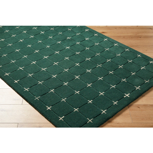 Surya Brook BKO-2333 Dark Green Modern Tufted Rug