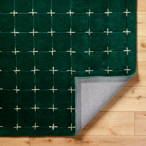 Surya Brook BKO-2333 Dark Green Modern Tufted Rug