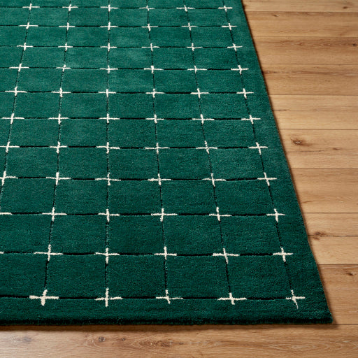 Surya Brook BKO-2333 Dark Green Modern Tufted Rug