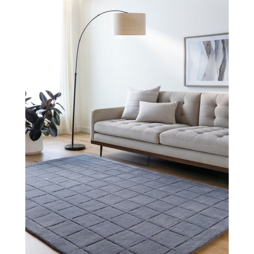 Surya Brook BKO-2335 Charcoal Modern Tufted Rug