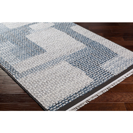 Surya Berlin BLR-2309 Dark Blue Modern Machinemade Rug