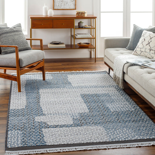 Surya Berlin BLR-2309 Dark Blue Modern Machinemade Rug