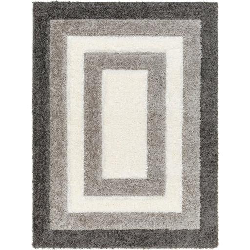 Surya Bologna BOG-2302 Gray Modern Machinemade Rug