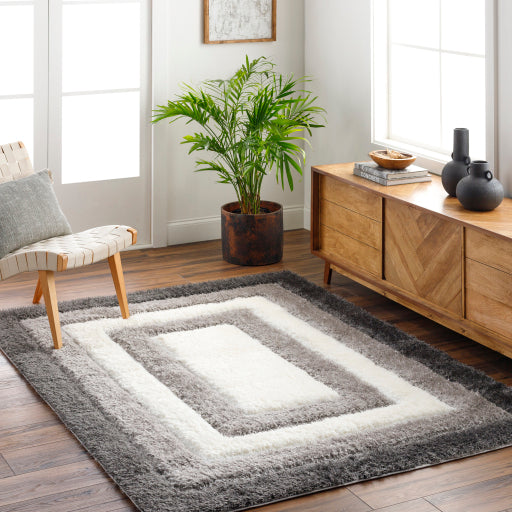 Surya Bologna BOG-2302 Gray Modern Machinemade Rug