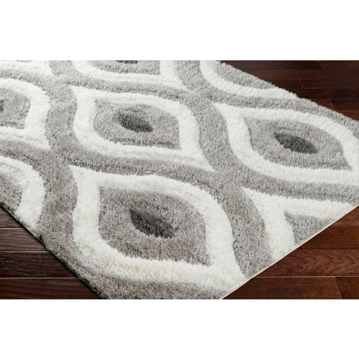 Surya Bologna BOG-2304 Gray Modern Machinemade Rug