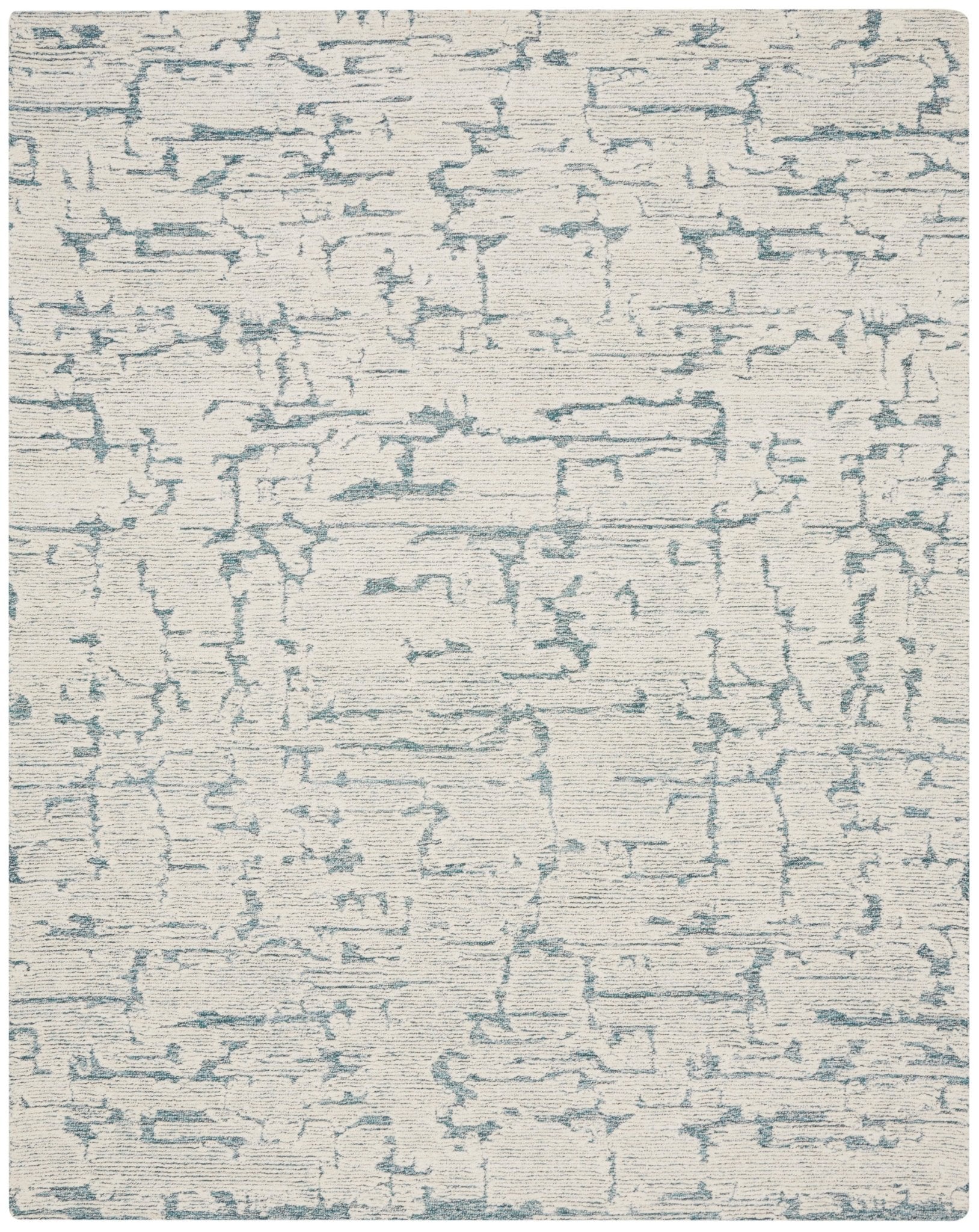 Calvin Klein CK009 Sculptural SCL01 Teal Contemporary Tufted Rug - Rugs - Calvin Klein - Atlanta Designer Rugs