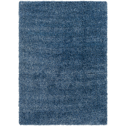 Surya Bogota Shag BTG-2308 Dark Blue Modern Machinemade Rug