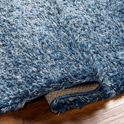 Surya Bogota Shag BTG-2308 Dark Blue Modern Machinemade Rug