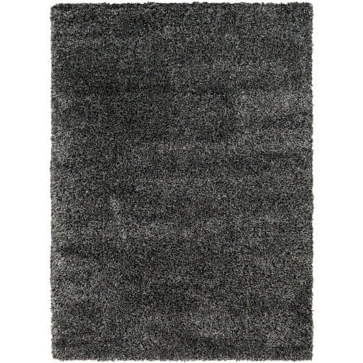 Surya Bogota Shag BTG-2309 Black Modern Machinemade Rug